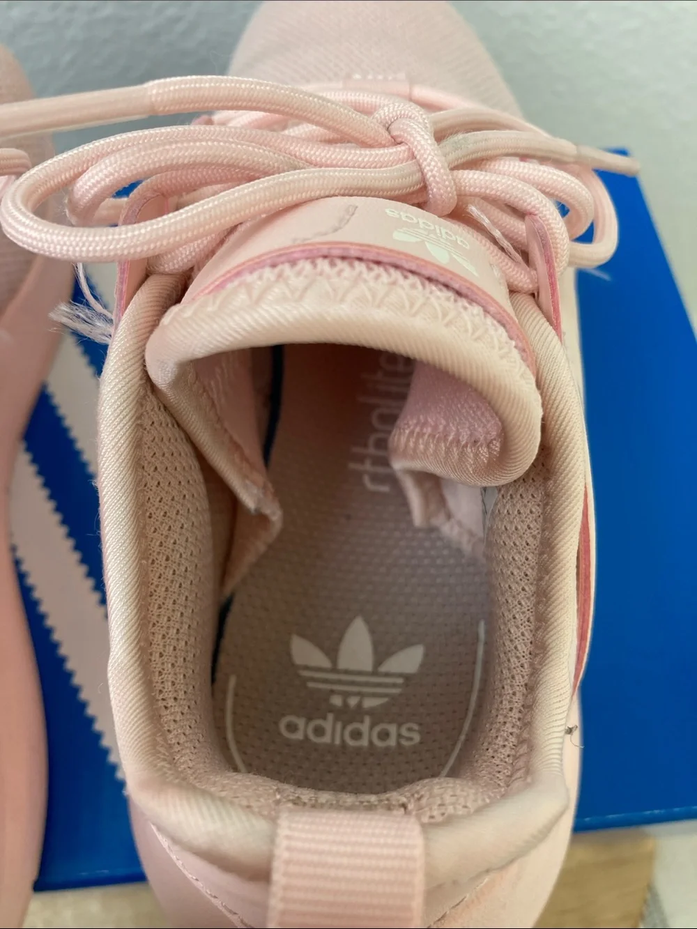 SALE! 50% Off adidas Kids X_PLR C Light Pink Lace-Up Sneakers Size 13.5